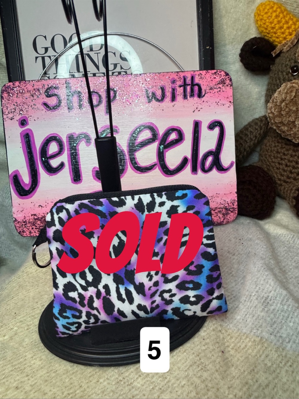 Leopard Print Coin Pouch - - Picture 5 of 10